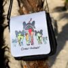 Lustige Tasche von den Crazy-Animals, Motiv "Elefanten" an der Palme
