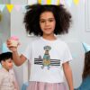 Lustiges Kinder T-Shirt in mit Motiv Dogge im Crazy-Animals Style