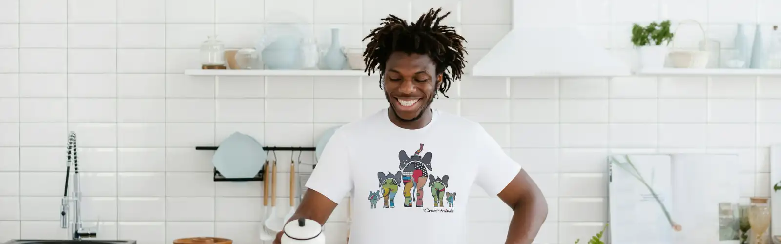 Lustiges T-Shirt aus der Crazy-Animals Kollektion, Elefantenmotiv