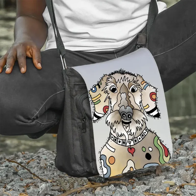 Lustige Tasche Dackel Linus im Crazy-Animals Style