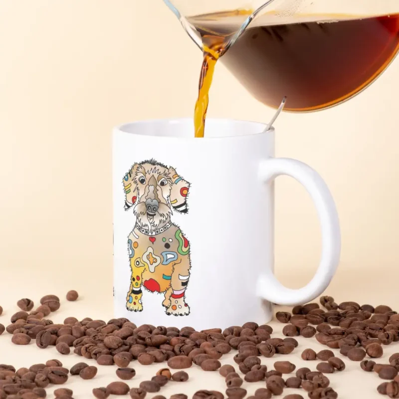 Lustige Tasse Dackel Linus aus der Crazy-Animals Kollektion